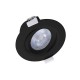 Spot Orientable 5W LED SMD - Vue face orienté noir