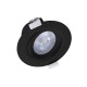 Spot Orientable 10W LED SMD - Vue face orienté noir
