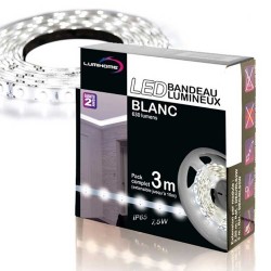 Coffret 1x3m Ruban LED Blanc Chaud/Froid