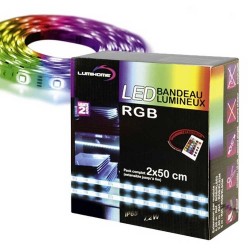 Coffret 2x50cm Ruban LED RGB