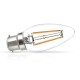 Lot de 2 ampoules LED Filament B22 2W Flamme