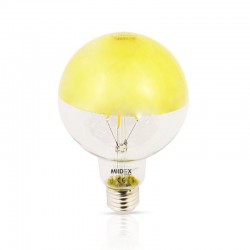 Ampoule LED E27 Globe 6W G95 Calotte dorée