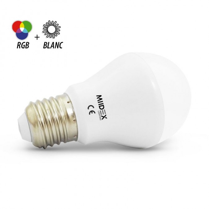 Ampoule LED E27 6W Bulb RGB+ CCT s.  Boutique Officielle Miidex Lighting®