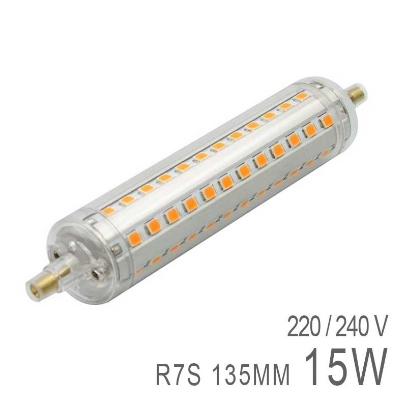 Dimmable Ampoule LED r7s 135mm 20W Remplacer la lampe halogène AC 85-265V  Projecteur blanc chaud : : Luminaires et Éclairage