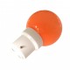 Lot de 12 ampoules LED B22 1W Oranges Incassables (équivalence 15W) pour Guirlande Extérieure