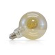 Ampoule LED E27 Globe 2W COB Filament G125 Golden