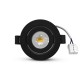 Spot LED Orientable CARAT II - 5W Dimmable - Vue face noir