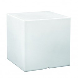 Cube lumineux blanc CARRY W H.40cm