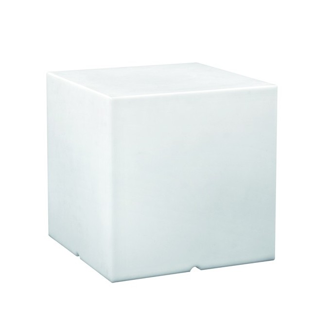 Cube lumineux blanc CARRY W H.40cm