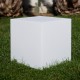 Cube lumineux blanc CARRY W H.40cm