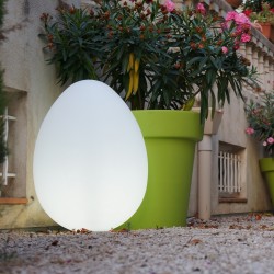 Cube lumineux blanc CARRY W H.40cm