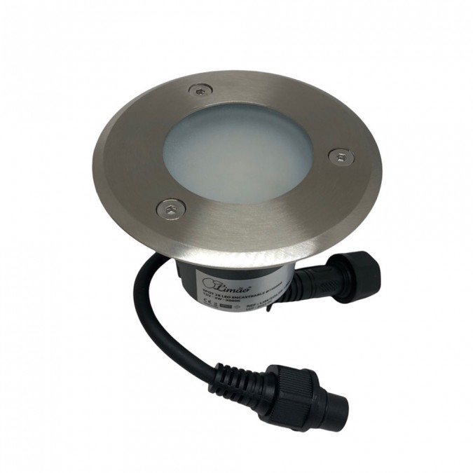 Spot Encastrable Sol LED intégrées 1W Extérieur IP65 INOX 304