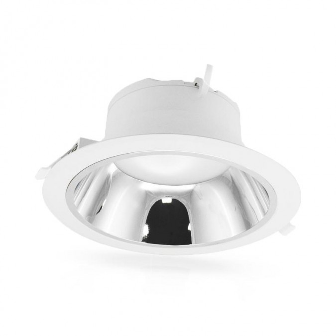 Downlight LED SIRIUS avec alimentation déportée - 25W Basse Luminance - Réflecteur argent