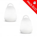 Lot de 2 baladeuses Lumineuses Multicolores LIBERTY