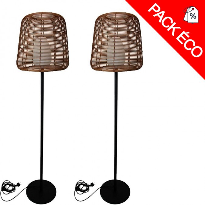 Lot de 2 lampadaires d’extérieurs TALL BOHEME