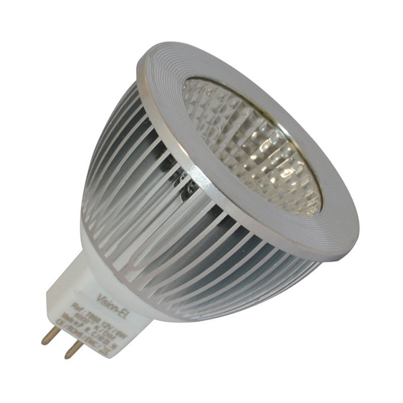 Ampoule LED GU5.3 6W COB Alumini. Boutique Officielle VisionEL®
