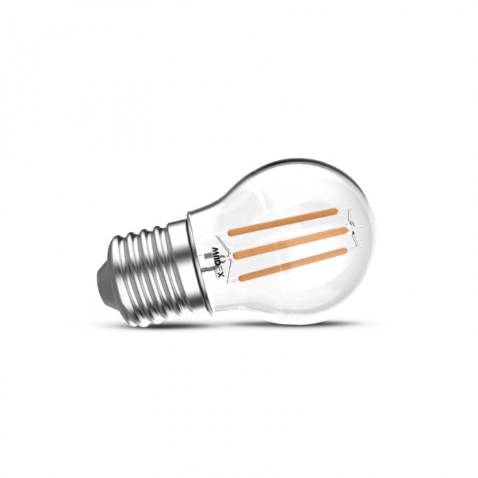 Ampoule LED E27 4W COB Filament G45 (Dimmable)