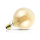 Ampoule LED E27 Globe 8W COB Filament G125 (Dimmable en option)