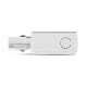 Connecteur Triphase Alimentation et Fin Droit Blanc