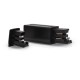 Connecteur Triphase Alimentation et Fin Droit Noir