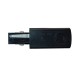 Connecteur Triphase Alimentation et Fin Droit Noir