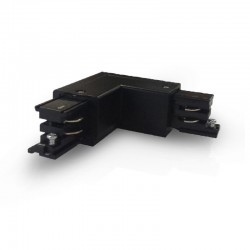 Connecteur Triphase Coude L Circuit Intérieur Droit Noir