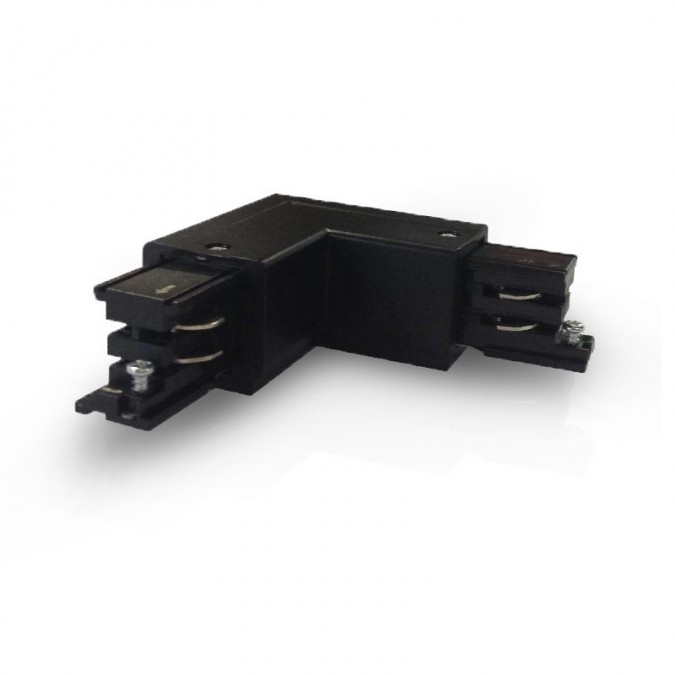 Connecteur Triphase Coude L Circuit Intérieur Droit Noir