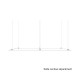 Kit de suspension pour Plafonniers 30 x 120 cm et 60 x 120 cm