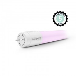 Tube LED T8 Rose 18W 1200 mm - Garantie 5 ans