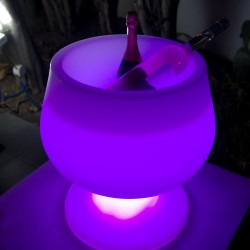 Seau à champagne lumineux multicolore ZINGY C52
