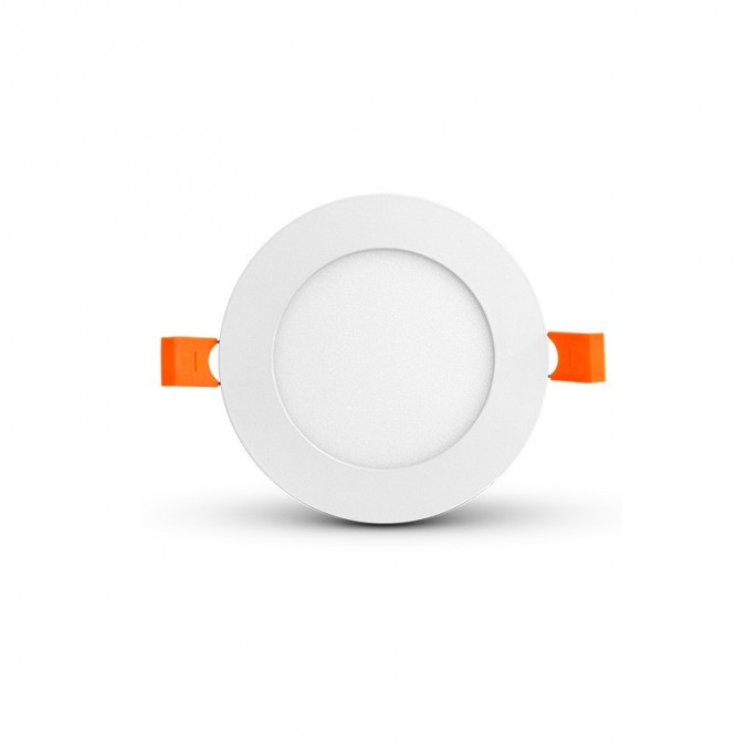 Plafonnier LED Blanc Ø120 6W 3000K