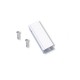 Profile aluminium 5cm 2 vis 18 x 11 mm