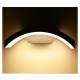 Applique Murale Curviligne LED 7,5W 3000K Gris Anthracite IP54