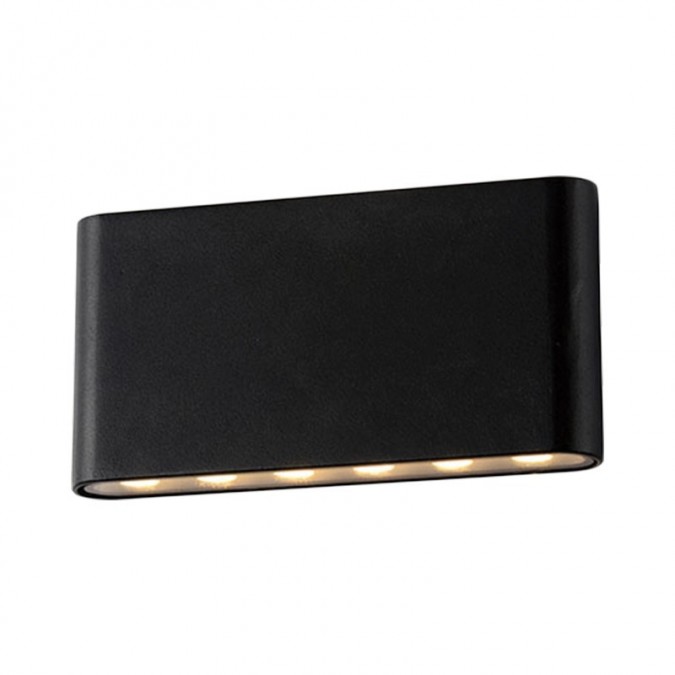Applique Murale Rectangulaire LED 13W 3000K Gris Anthracite IP54