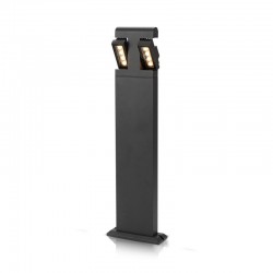 Potelet Rectangulaire LED Diffuseur orientable 3000K 8W