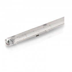Boitier Etanche LED pour 1 Tube T8 1500 mm Ph/neutre même côté