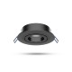 Support de spot rond Orientable noir Ø92 mm