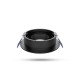Support de spot rond Orientable noir Ø92 mm