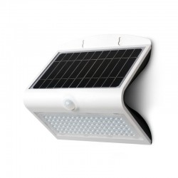 Applique Murale LED Solaire 8W 4000K Blanc Détecteur