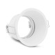 Support de spot basse luminance Rond Rotatif blanc Ø82 IP20