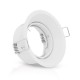 Support de spot basse luminance Rond Rotatif Orientable blanc Ø85