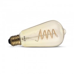 Ampoule LED E27 ST64 Filament Spirale 4W 2700K
