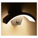 Applique Murale LED 8W 330 lm Détecteur 3000K Gris IP54