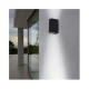Applique Murale GU10 x 2 Gris Anthracite