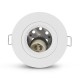 Support de spot BBC rond blanc fixe douille automatique