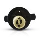 Spot LED sur Rail GU10 (sans ampoule) NOIR