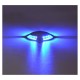 Spot LED Balise Bleu Rond 4 diffuseurs 1W