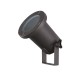 Projecteur Piquet (sans ampoule) 12V GU5.3 Noir IP65
