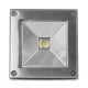 Spot LED Encastre Sol Carré 5W 4000K Inox 316 L