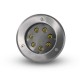 Spot LED Encastrable Sol Rond 7W 3000K Inox 316 L